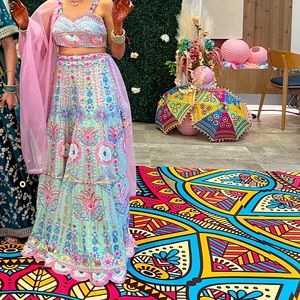 Fun colorful Lehenga!